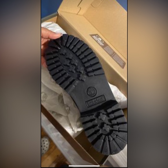 Youth brand new black Swede timberland boots